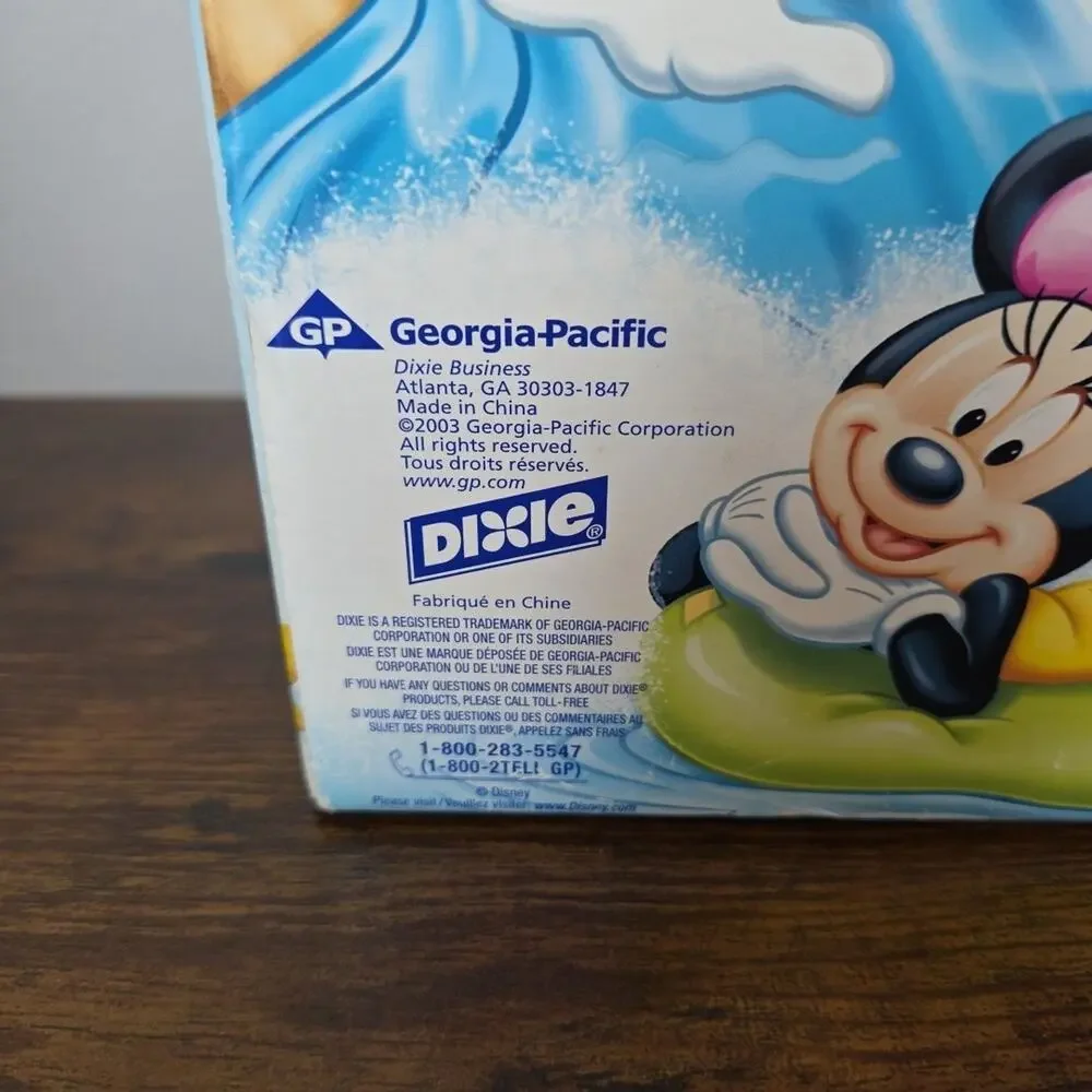 DS Vintage Y2K‎ 2003 Dixie Cup Disney Mickey Pluto Cup Dispenser Holder Bathroom